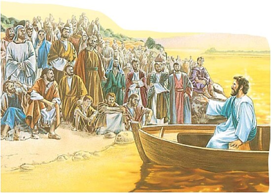 jesus en barca