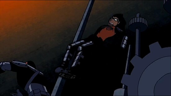 slade lanza a robin los jovenes titanes