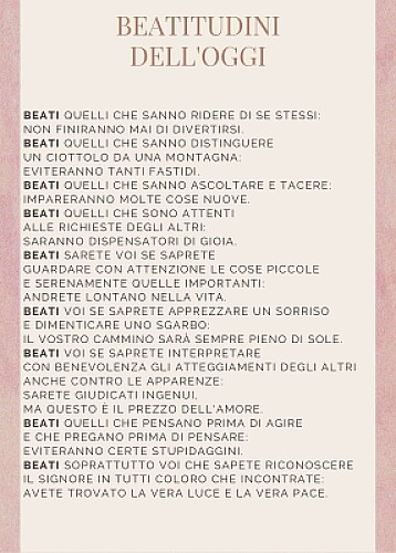 BEATITUDINI 6