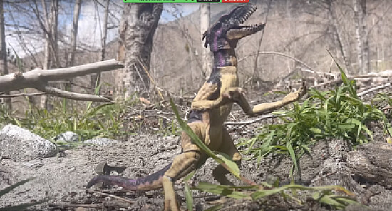 indoraptor roaring