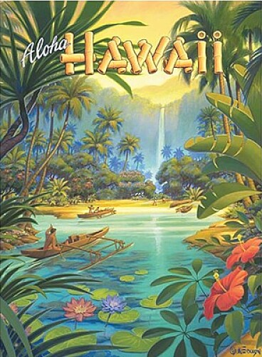 Hawaii Travel Poster
