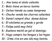 Sujeto y Predicado