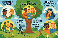quebra cabeça dos direitos humanos