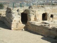 Ancient caves in Jerusalem, Israel