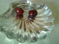 Cherries on a plate