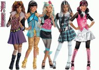draculaura e clawdeen e lagoona e franki e cleo de nile