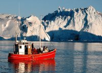 Icefjord at Ilulissat Greenland