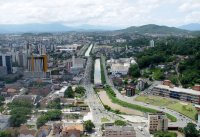 Foto aérea da cidade