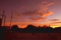 atardecer desde la asotea