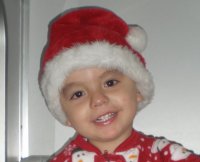 Ethan on the Polar Express