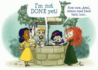 Tiana Cinderella SnowWhite Merida