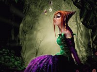 Fadas, duendes e ninfas.