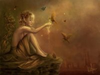 Fadas, duendes e ninfas.