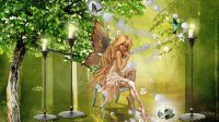 Fadas, duendes e ninfas.