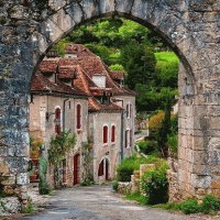 Saint-Cirq-Lapopie(Francia)