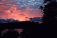 Amanecer en Villa La Angostura. Neuquén. Argentina