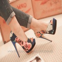 zapatillas floreadas