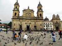 Plaza central de Bogotá, Colombia.