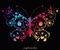 Borboleta abstrata