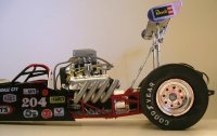 Dragster model car