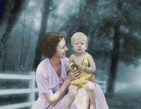 My mother and I.