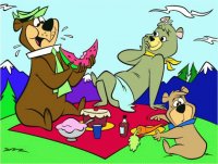 El Oso Yogui de picnic