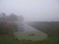 Jigsaw nearby a canal