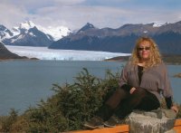 yo en el glaciar