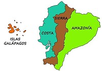 regiones del ecuador