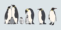 Familia de Pingüinos