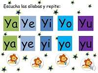 sílabas Y