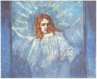 Half Figure of an Angel (after Rembrandt)