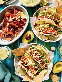 Salmon Taco Snacktime