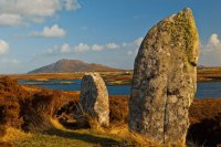 Pobull Fhinn stone circle, North Uist, Scotland
