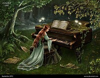 Femme au piano